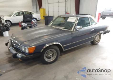 1985 Mercedes-Benz 380 Sl z USA, uszkodzony, nr VIN WDBBA45C2FA021322